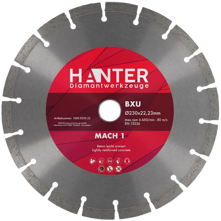 BXU MACH 1 – Universal Diamanttrennscheibe für Baumaterialien