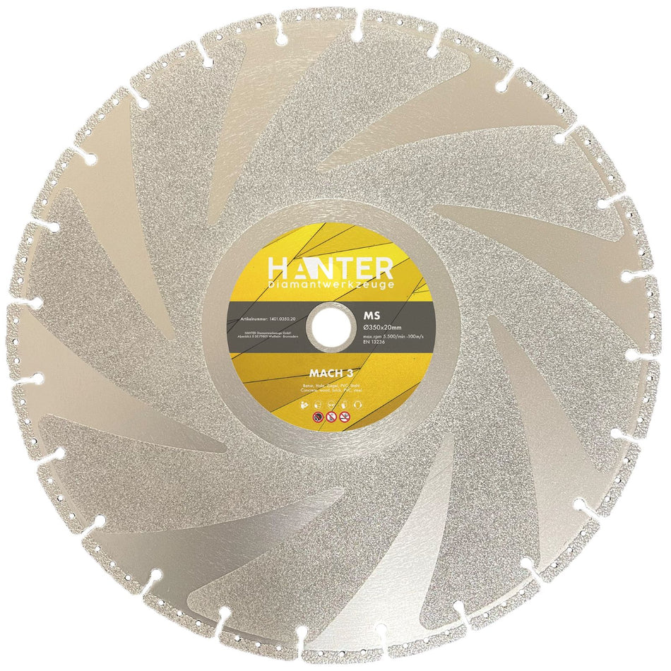 MS MACH 3 – Premium-Diamanttrennscheibe-Alleschneider