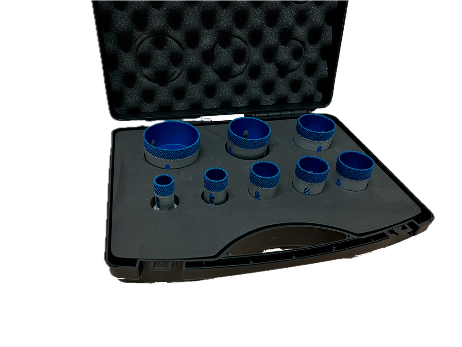FBXB MACH 3 Set 8-teilig – bestehend aus Je 1 x 20,25,32,35,40,50,60,68 mm Matrix Bohrer