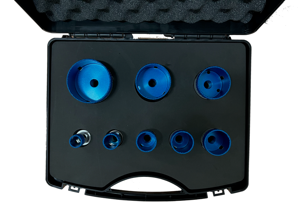 FBXB MACH 3 Set 8-teilig – bestehend aus Je 1 x 20,25,32,35,40,50,60,68 mm Matrix Bohrer