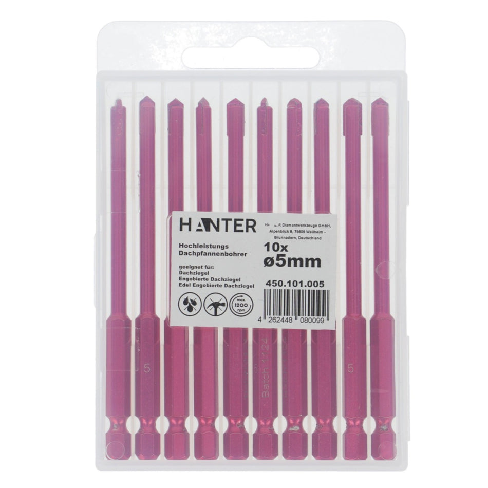 DBX MACH 2 MULTIPACK 10 x – Hochleistungs Dachpfannenbohrer